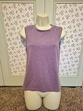 Shein Sleeveless Crewneck Tank Top in Lilac Size L